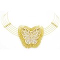 Goldara, 18K Butterfly Collar Necklace