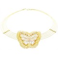 Goldara, 18K Butterfly Collar Necklace