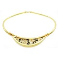 Goldara, 18K Paisley Collar Necklace