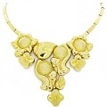 Goldara, 18K Flower Garden Necklace