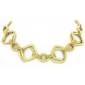 Goldara, 18K Geometric Link Necklace