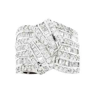Goldara, 18 knot mixed cut diamond ring