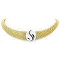 Goldara, 18K Mesh Collar Necklace