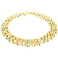 Goldara, 18K Tri Tone Weave Necklace