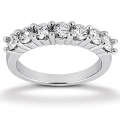 Goldara, 18k prong setting wedding band