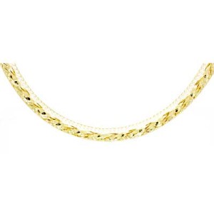 Goldara, 18K Weave Omega Necklace