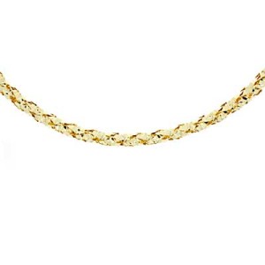 Goldara, 18K Weave Omega Necklace