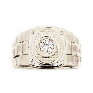 Goldara, Men's 18K Bezel Set Rolex Ring