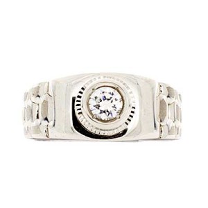 Goldara, Men's 18K Bezel Set Rolex Ring