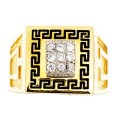 Goldara, Men's 18K Greek Fancy Ring