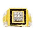 Goldara, Men's 18K Greek Fancy Ring