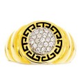 Goldara, Men's 18K Greek Fancy Ring