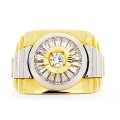 Goldara, Men's 18K Halo Ring