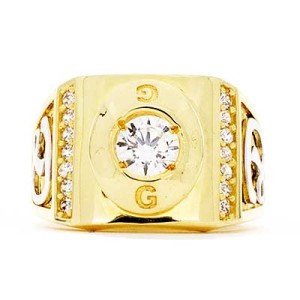 Goldara, Men's 18K Mesonic Ring