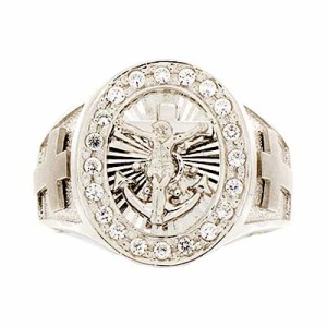 Goldara, Men's 18K Crucifix Ring