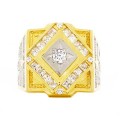 Goldara, Men's 18K Two Tone Fancy Ring