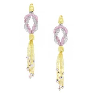 Goldara, 18K Anchor Tassel Drop Earrings