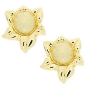 Goldara, 18K Sunflower Earrings