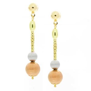 Goldara, 18K Ball Drop Earrings