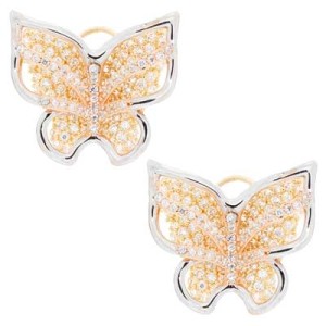 Goldara, 18K Butterfly Earrings