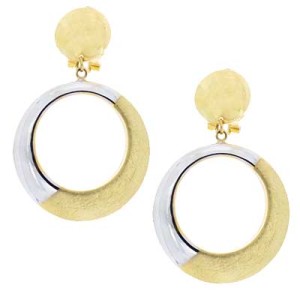 Goldara, 18K Circle Earrings