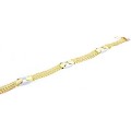 Goldara, 18K Clasp Mesh Bracelet