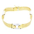 Goldara, 18K Clasp Mesh Bracelet