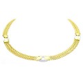 Goldara, 18K Clasp Mesh Necklace