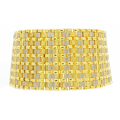 18K Classic Weave Bracelet • GOLDARA