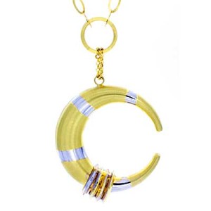 Goldara, 18K Crescent Moon Necklace
