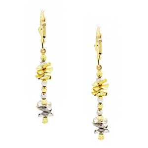 Goldara, 18K Floral Drop Earrings