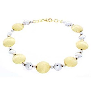 Goldara, 18K Gold Bead Necklace