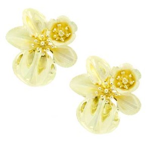 Goldara, 18K Jasmine Earrings