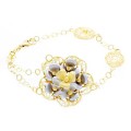 Goldara, 18K Jasmine Lace Bracelet