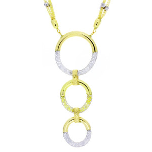 Goldara, 18K Interlocking Circle Necklace