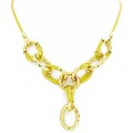 Goldara, 18K Mesh Link Necklace