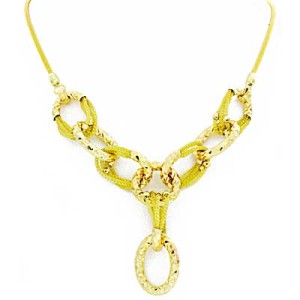 Goldara, 18K Mesh Link Necklace