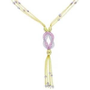 Goldara, 18K Mesh Anchor Necklace