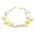 Goldara, 18K Multi Row Gold Bead Necklace