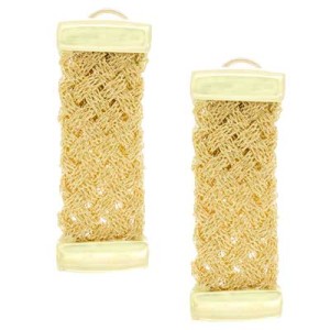 Goldara, 18K Flexi Weave Earrings