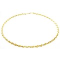 Goldara, 18K Rope Omega Necklace