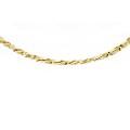 Goldara, 18K Rope Omega Necklace