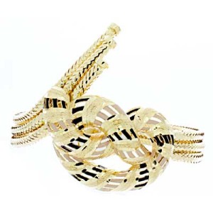 Goldara, 18K Serpent Knot Bangle