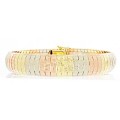 Goldara, 18K Geometric Omega Bracelet