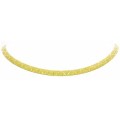 Goldara, 18K Geometric Omega Necklace