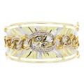 Goldara, 18K Two Tone Link Bangle