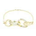 Goldara, 18K Mesh Link Bracelet