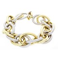 Goldara, Oval Interlocking Link Bracelet