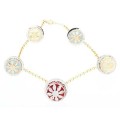 Goldara, 18K Venetian Balls Charm Bracelet