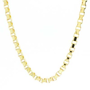 Goldara, 18K Box Chain Necklace
